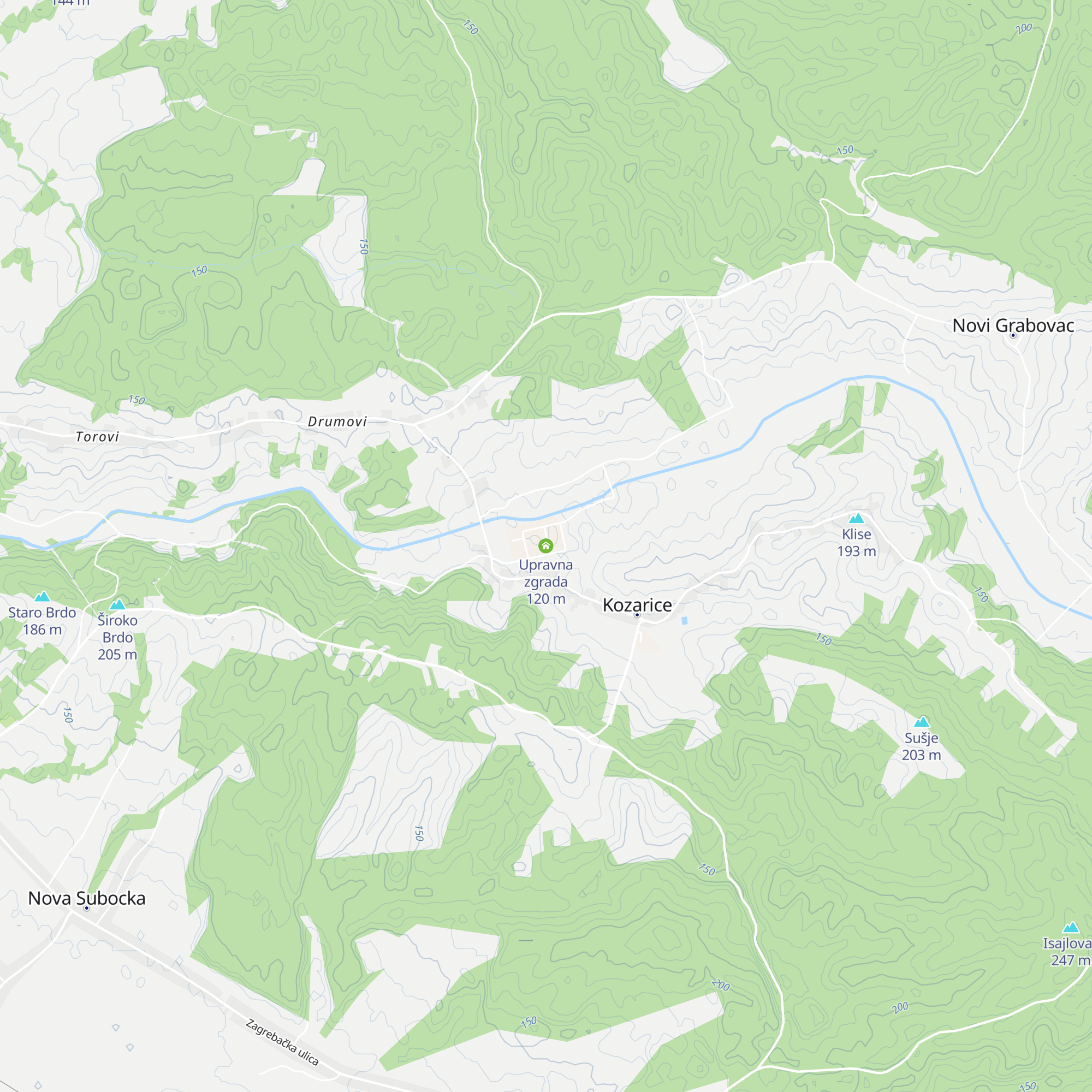 Upravna zgrada map