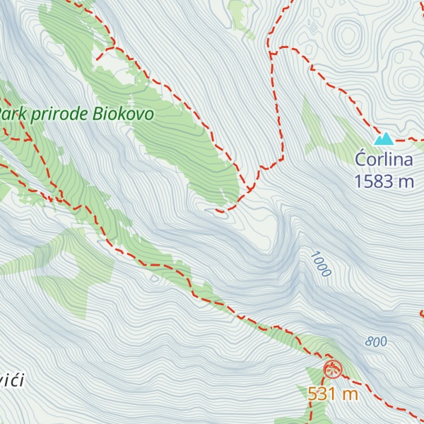 Map of Bukovac