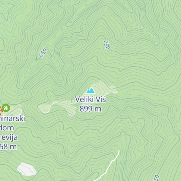 Map of Veliki Vis