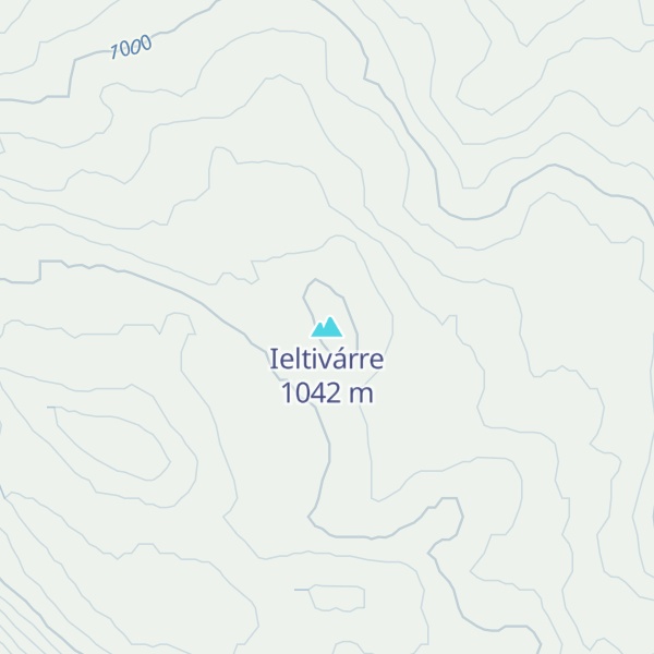 Map of Ieltivárre