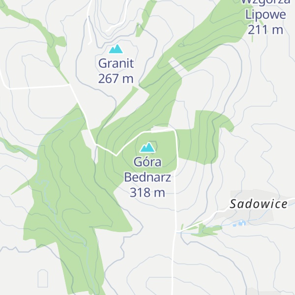 Map of Góra Bednarz