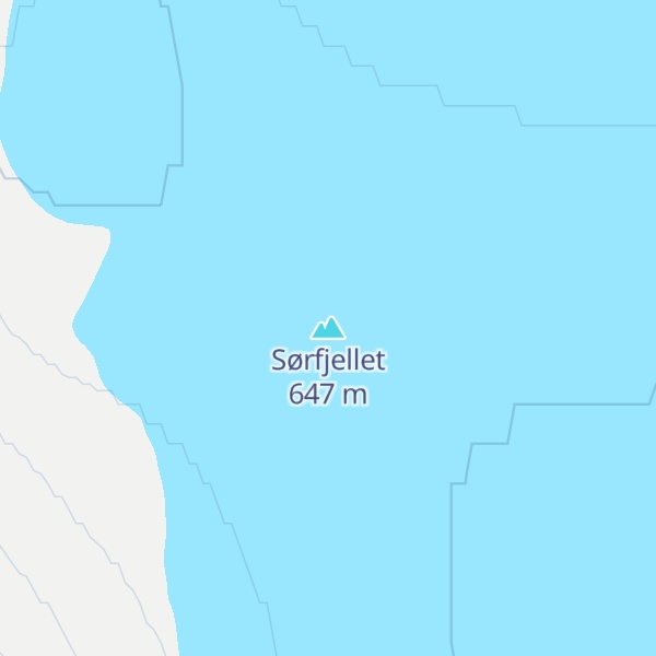 Map of Sørfjellet