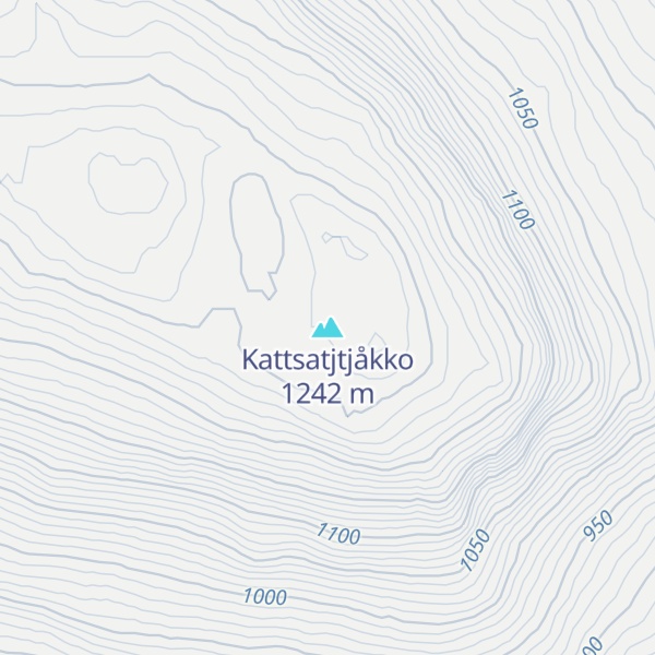 Map of Kattsatjtjåkko