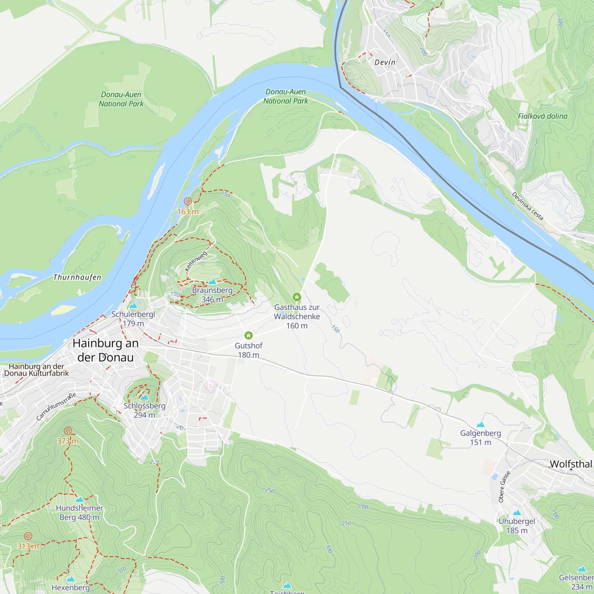 Gasthaus zur Waldschenke map