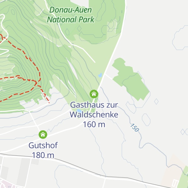Map of Gasthaus zur Waldschenke