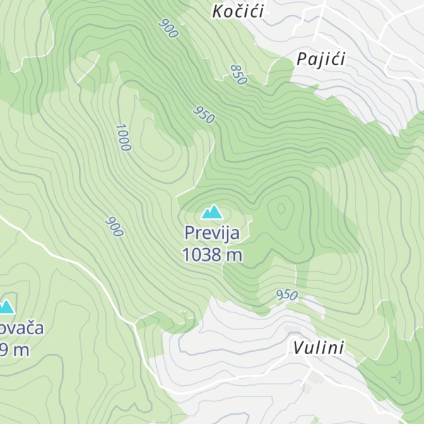 Map of Previja