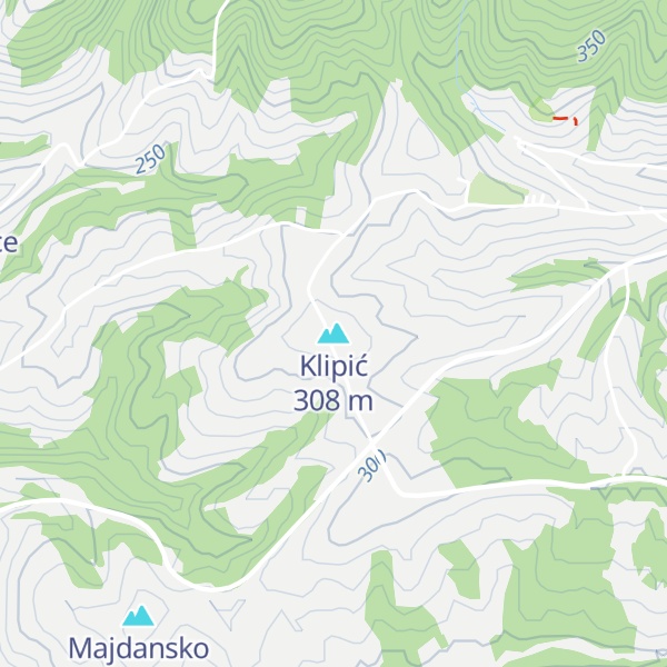 Map of Klipić