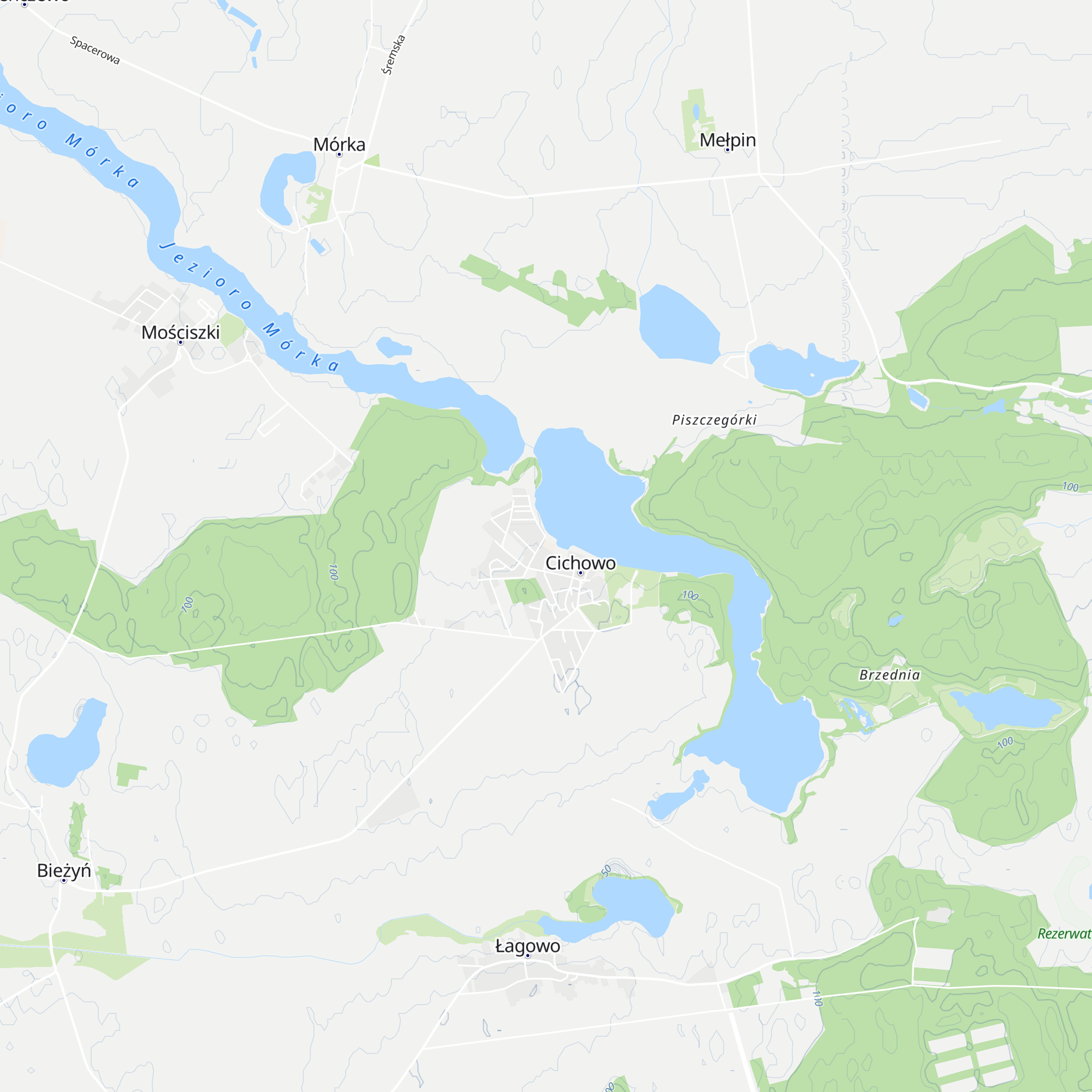 Chatka Wodnika map