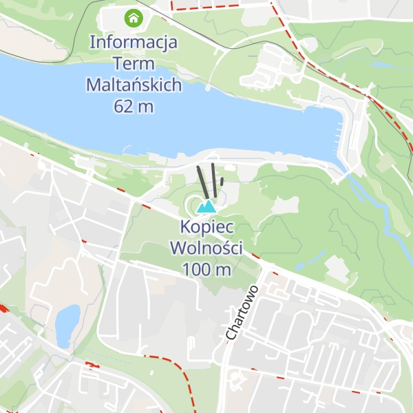 Map of Kopiec Wolności