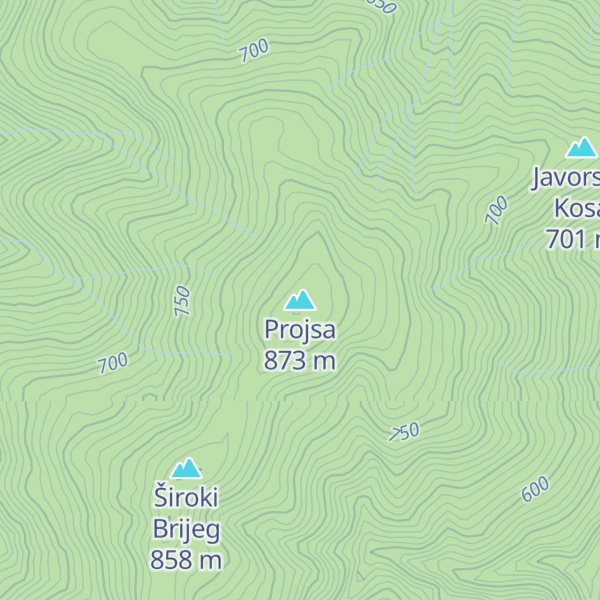 Map of Projsa