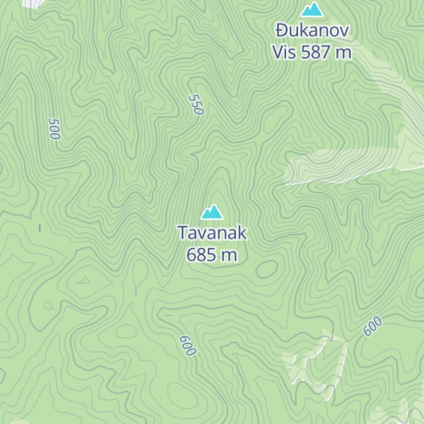 Map of Tavanak