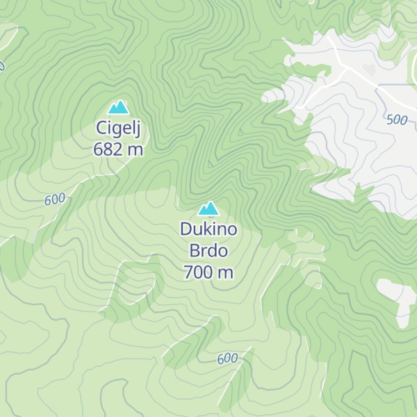 Map of Dukino Brdo