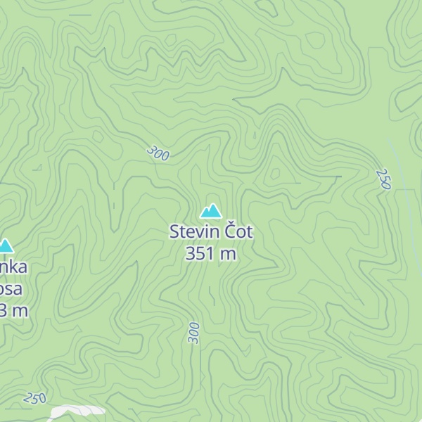 Map of Stevin Čot