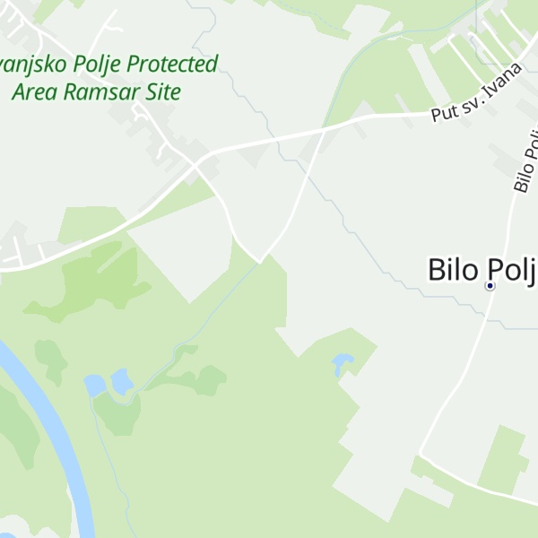 Map of Mountain lodge Podgradina