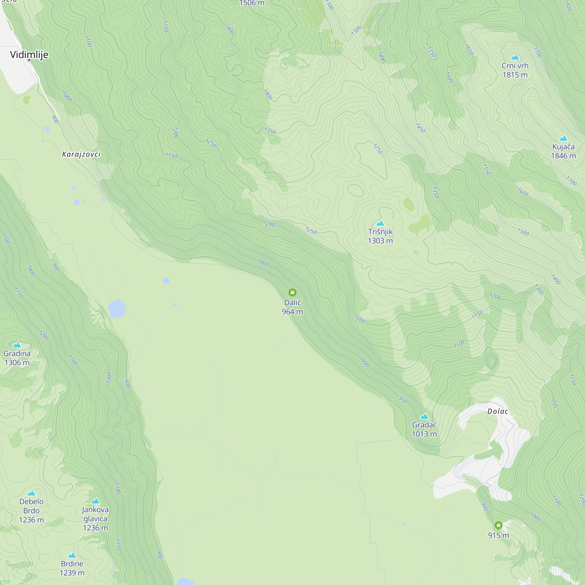 Dalić map