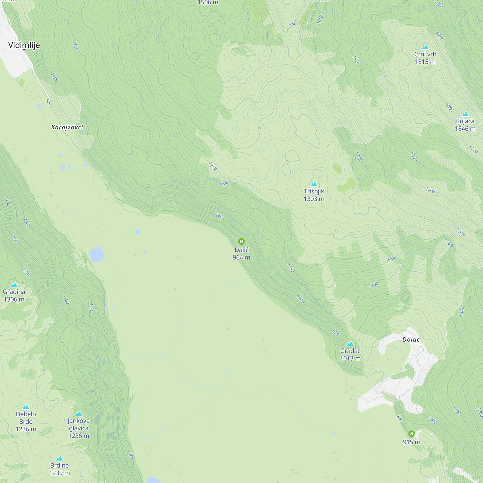 Dalić map