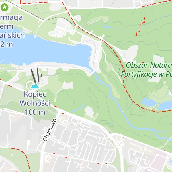 Map of Biała Góra