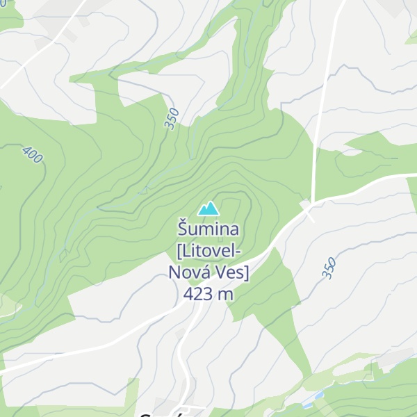 Map of Šumina [Litovel-Nová Ves]