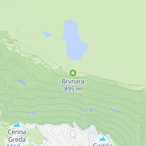Map of Brvnara
