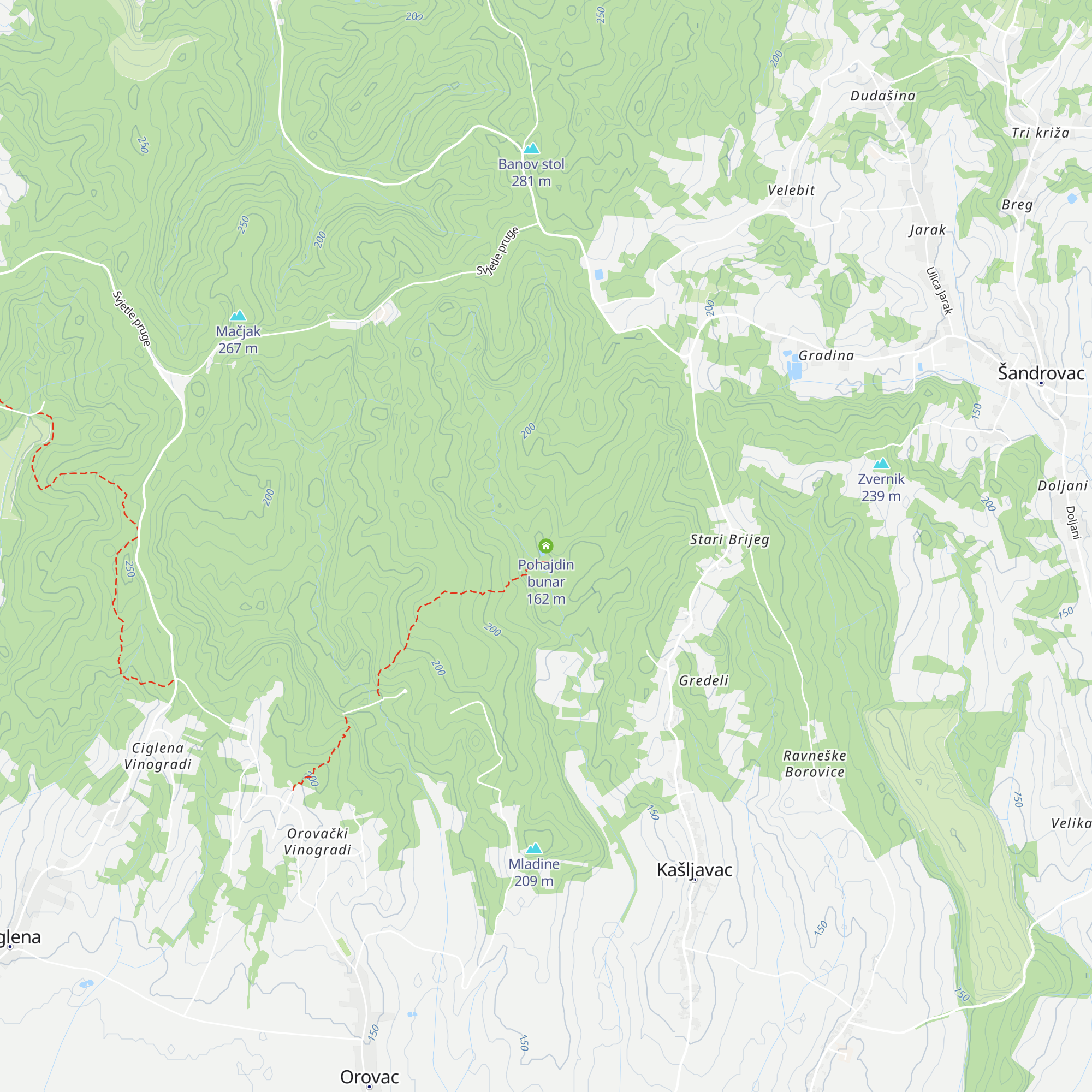 Pohajdin bunar map