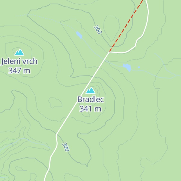 Map of Bradlec
