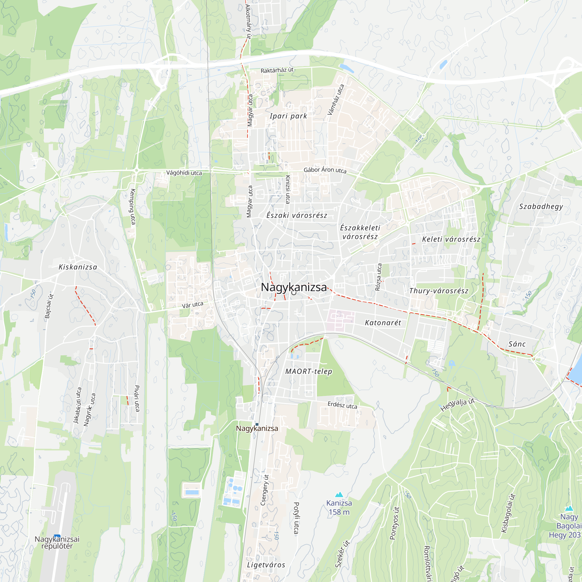 Tourinform Nagykanizsa map