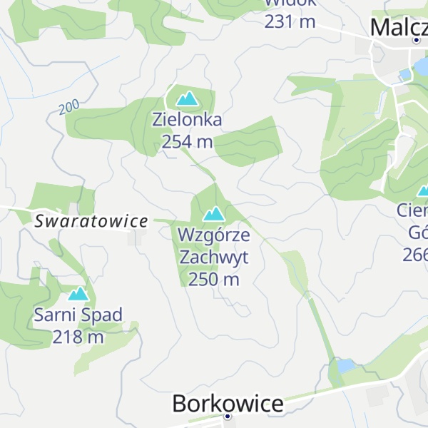 Map of Wzgórze Zachwyt