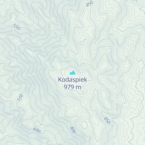 Map of Kodaspiek