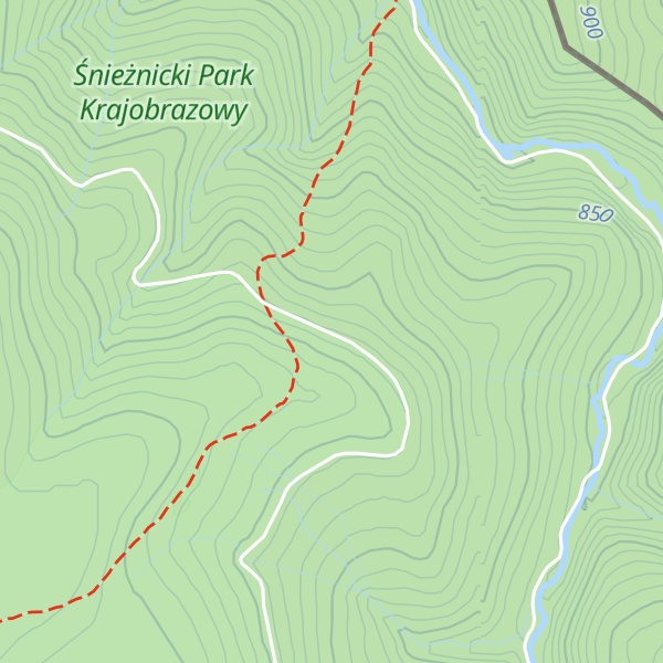 Map of Schron turystyczny pod Rudawcem