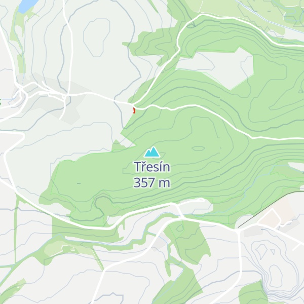 Map of Třesín