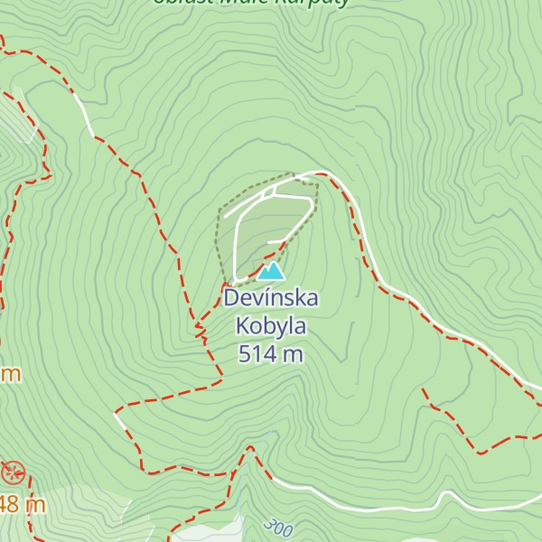 Map of Devínska Kobyla
