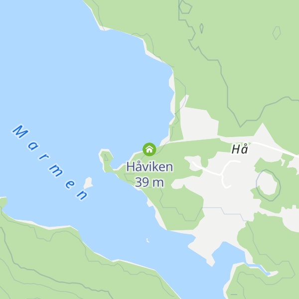 Map of Håviken