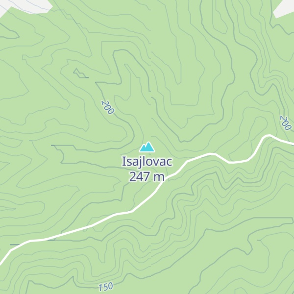 Map of Isajlovac