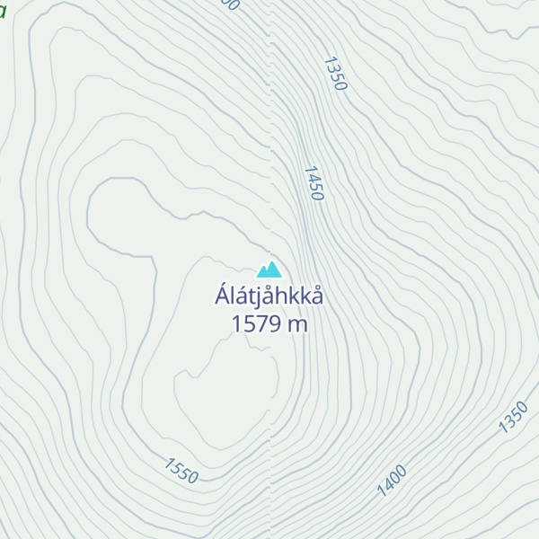 Map of Álátjåhkkå