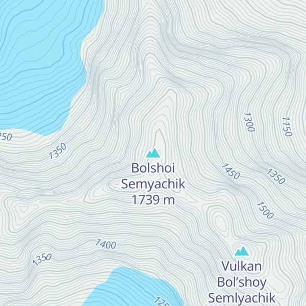 Map of Bolshoi Semyachik