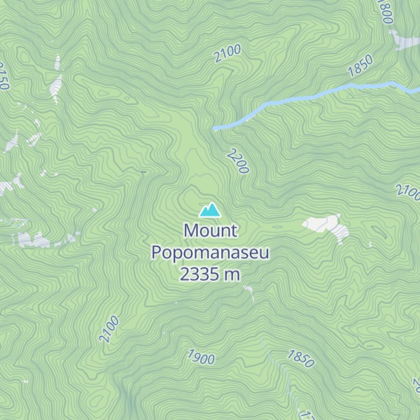 Map of Mount Popomanaseu