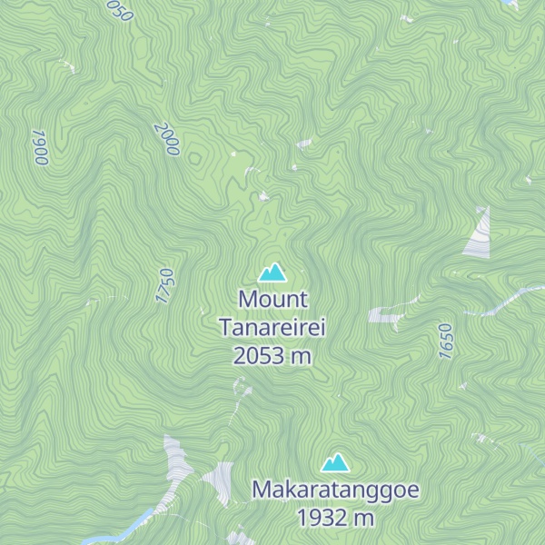 Map of Mount Tanareirei