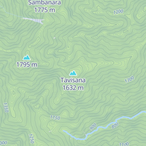 Map of Tavisana