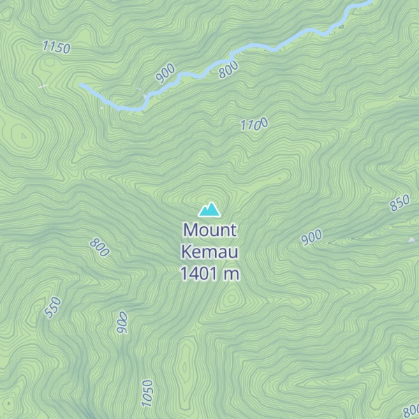 Map of Mount Kemau