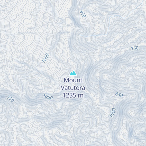 Map of Mount Vatutora