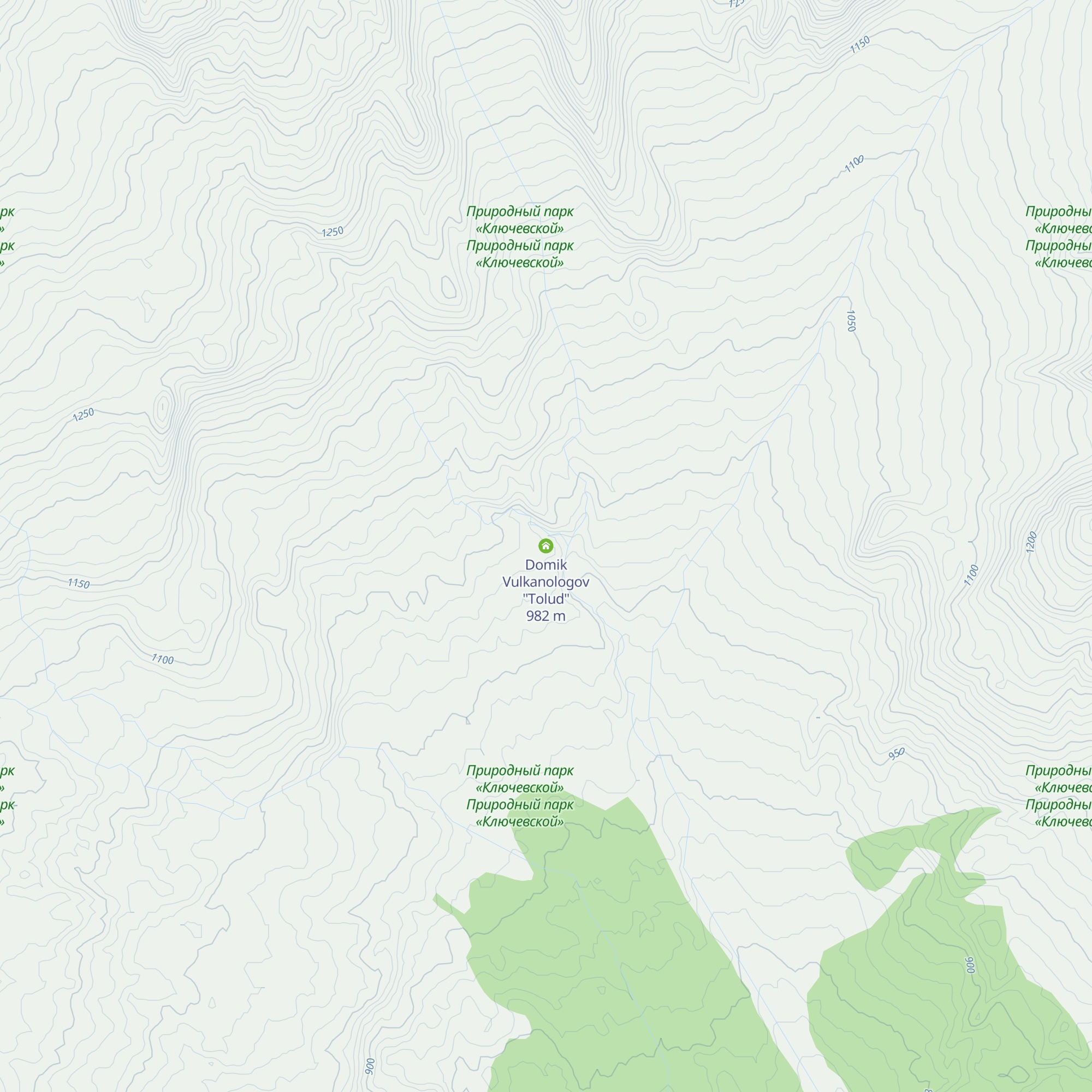 Domik Vulkanologov "Tolud" map