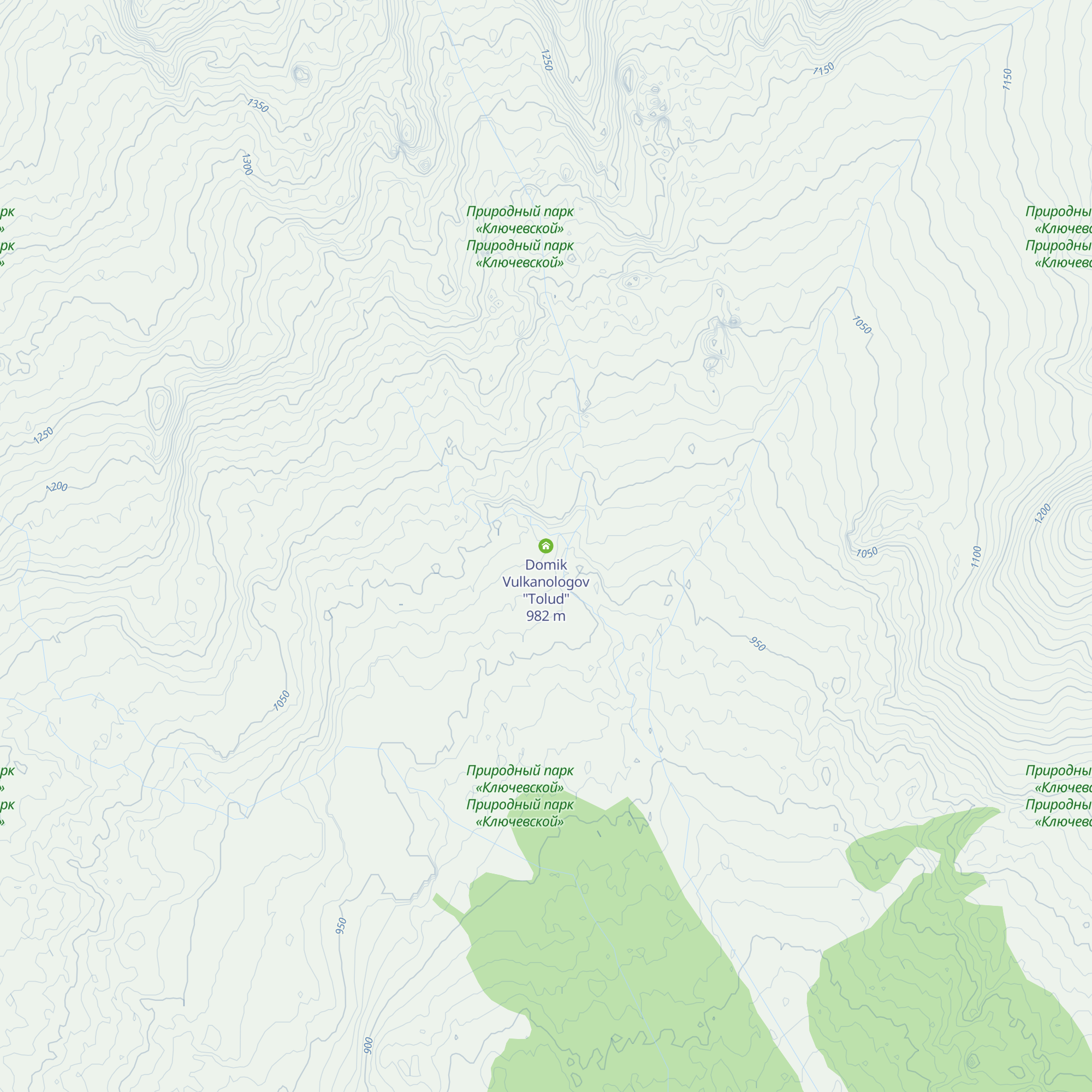 Domik Vulkanologov "Tolud" map