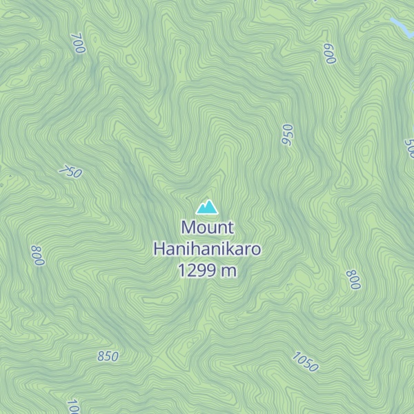 Map of Mount Hanihanikaro