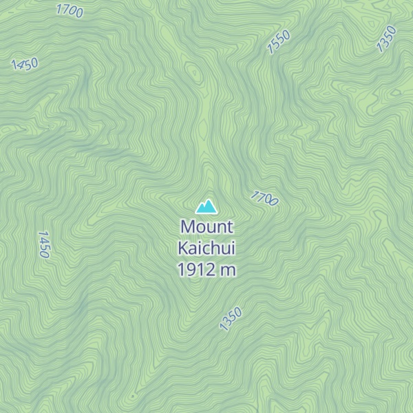 Map of Mount Kaichui