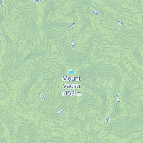 Map of Mount Vausu