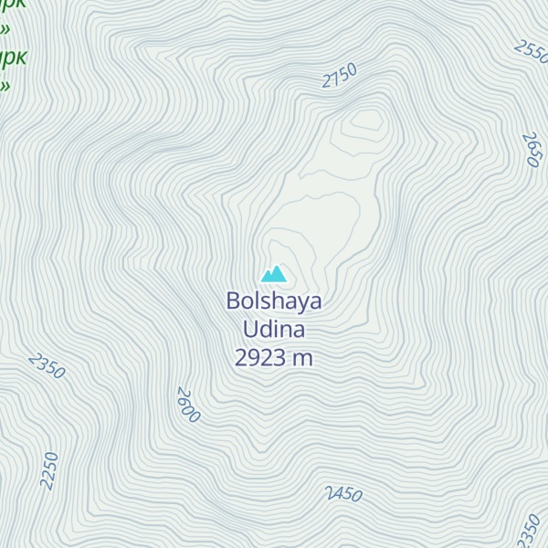 Map of Bolshaya Udina