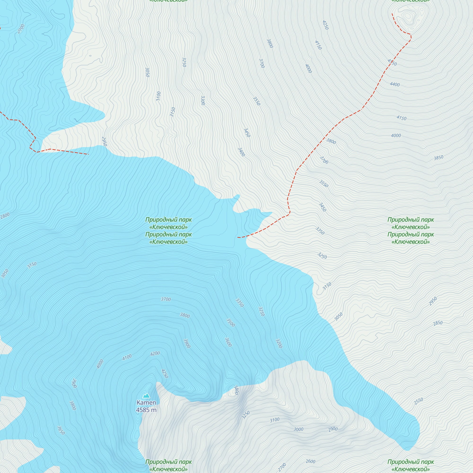 Domik Pereval Vulkanologov map