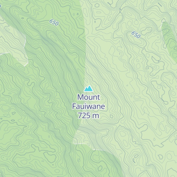 Map of Mount Fauiwane