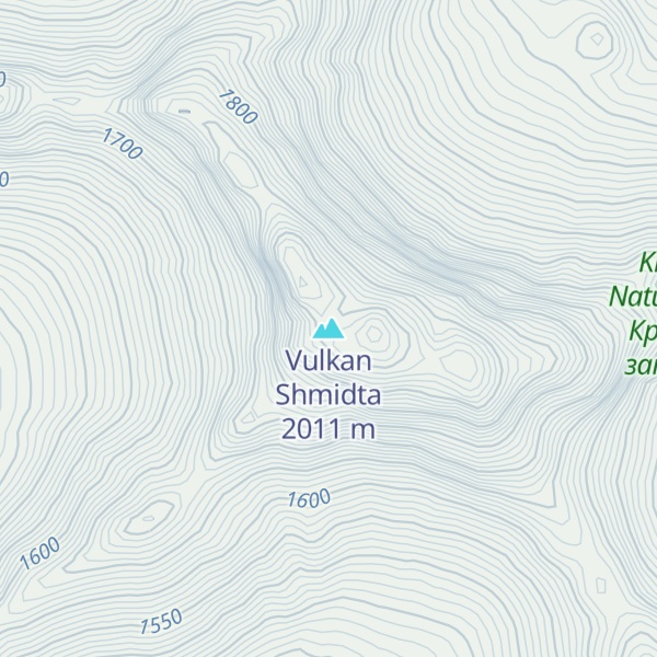 Map of Vulkan Shmidta