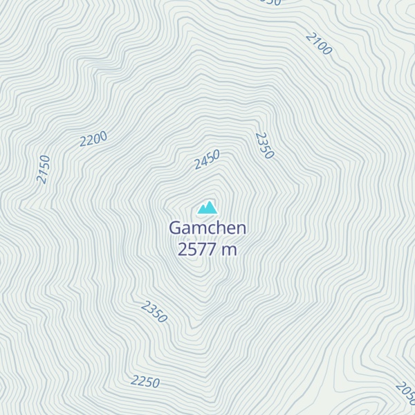 Map of Gamchen